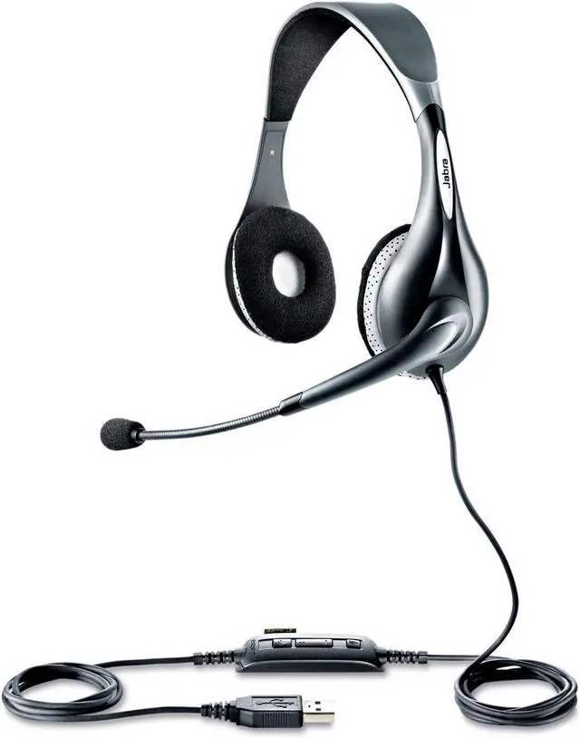 Alt view image 3 of 3 - Jabra 1593-829-209 Corded Headset for Softphone