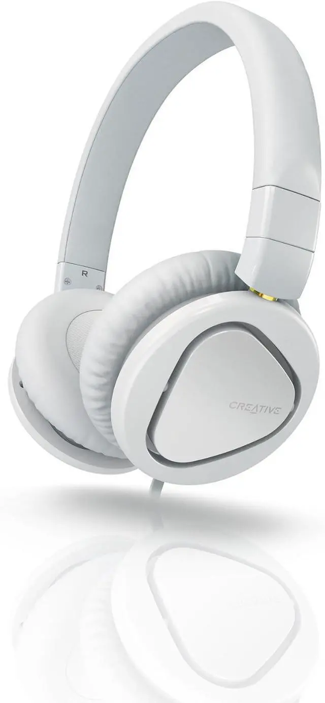 Main image of Creative 51EF0650AA005 Hitz MA-2600 On-Ear Stereo Mobile Headset with 40 mm Driver and In-line Mic, White