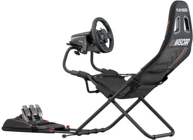 Main image of Playseat Challenge Sim Racing Cockpit | Foldable & Adjustable | For High Performance Sim Racing  Anywhere, Anytime| Supports all Steering Wheels & Pedals | For PC and Console | Nascar edition