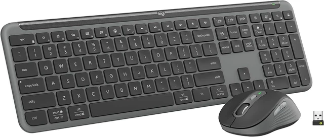 Main image of Signature Slim Wireless Keyboard and Mouse Combo MK955-OFF WHITE-US-2.4GHZ/BT-N/A-CAN-215