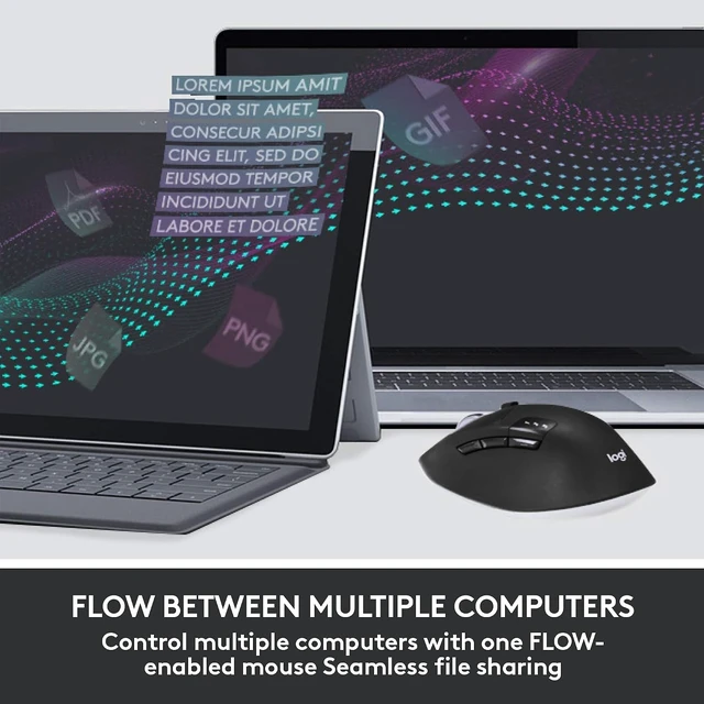 Alt view image 6 of 7 - MK850 Performance Wireless Keyboard & Mouse Combo (Graphite)