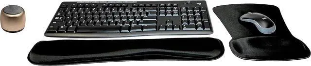 Main image of Logitech MK270 Wireless Keyboard & Mouse Combo Active Lifestyle Travel Home Office Must-Have Modern Bundle with Micro Portable Wireless Bluetooth Speaker, Gel Wrist Pad & Gel Mouse Pad