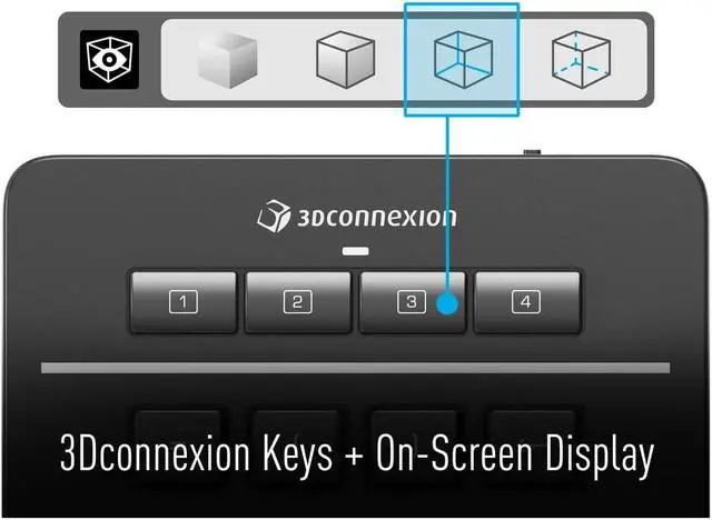 Alt view image 3 of 6 - 3Dconnexion Numpad Pro - Designed for Professionals