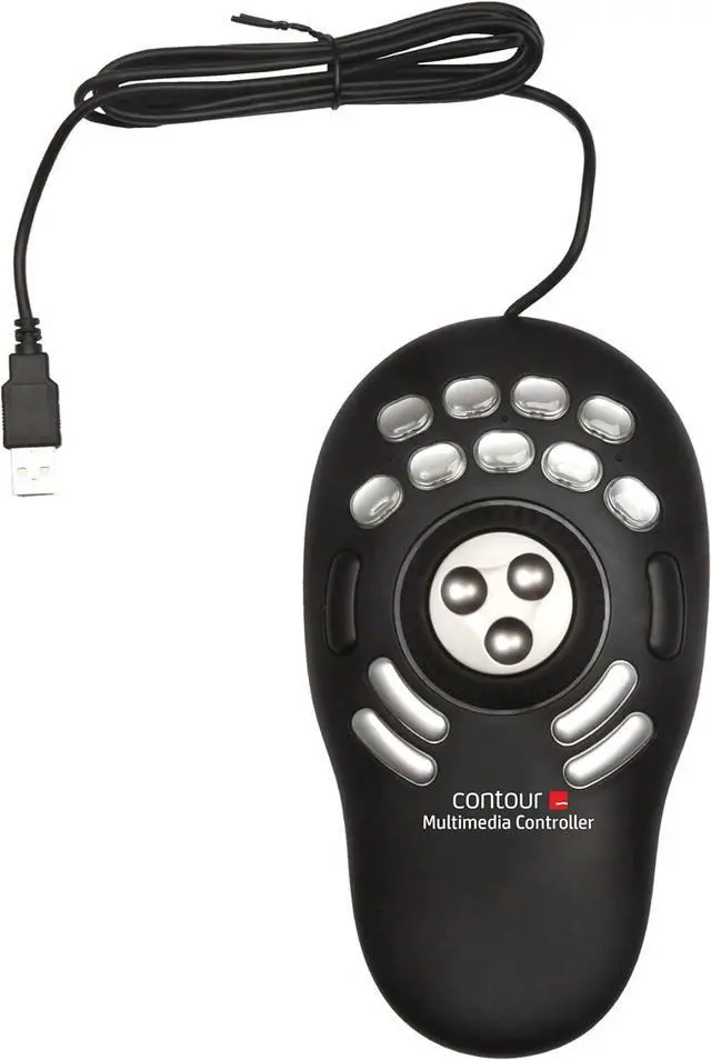 Main image of Contour Design ShuttlePRO v2  Multimedia Controller with Jog Wheel & 15 Custom Programmable Buttons | Ideal for Video, Audio & Photo Editing | Mac & PC Compatible