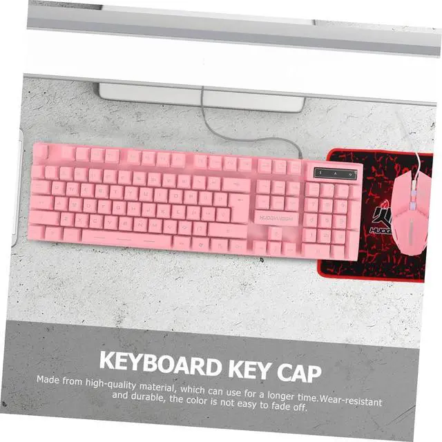 Alt view image 2 of 7 - Gadpiparty 1set Keyboard and Mouse Set RGB Led Lighting Wired Headset and Comfortable Design for Gamers for Office and Gaming Use