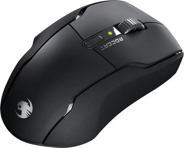 Alt view image 3 of 7 - ROCCAT Kone Air - Wireless Ergonomic Gaming Mouse With 800-hour Battery Life, 19K DPI Optical Sensor, Double-Injected Rubber Side Grips, Programmable Button Design & Titan Optical Switches - Black