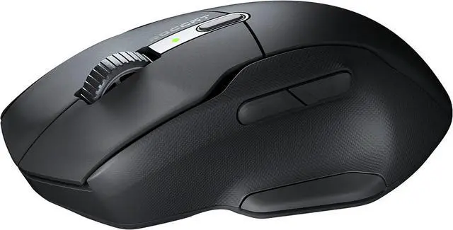 Alt view image 7 of 7 - ROCCAT Kone Air - Wireless Ergonomic Gaming Mouse With 800-hour Battery Life, 19K DPI Optical Sensor, Double-Injected Rubber Side Grips, Programmable Button Design & Titan Optical Switches - Black