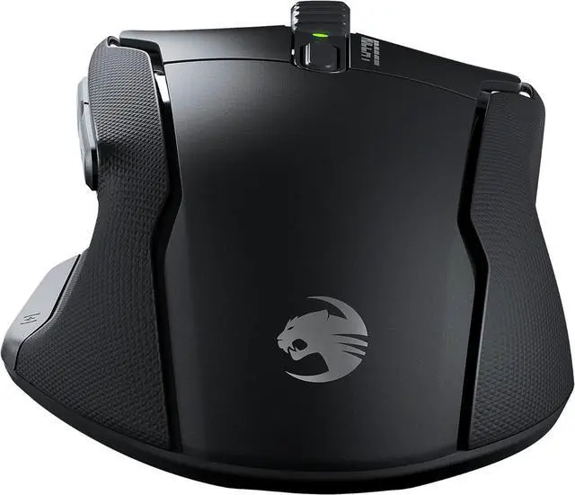 Alt view image 4 of 7 - ROCCAT Kone Air - Wireless Ergonomic Gaming Mouse With 800-hour Battery Life, 19K DPI Optical Sensor, Double-Injected Rubber Side Grips, Programmable Button Design & Titan Optical Switches - Black