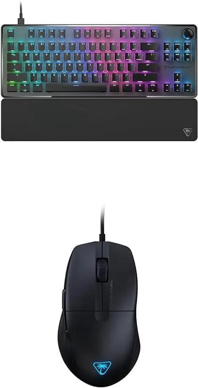 Main image of Turtle Beach PC Gaming Bundle: Vulcan II TKL Pro Magnetic Mechanical LED Customizable Keyboard with Hall-Effect Switches + Pure SEL Ultra-Lightweight RGB Dual Wireless Gaming Mouse (Black)