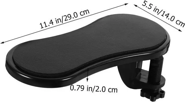 Alt view image 3 of 7 - NUOBESTY 5pcs Ergonomic Desk Arm Rest Keyboard Wrist Support Bracket Computer Wrist Rest for Desk