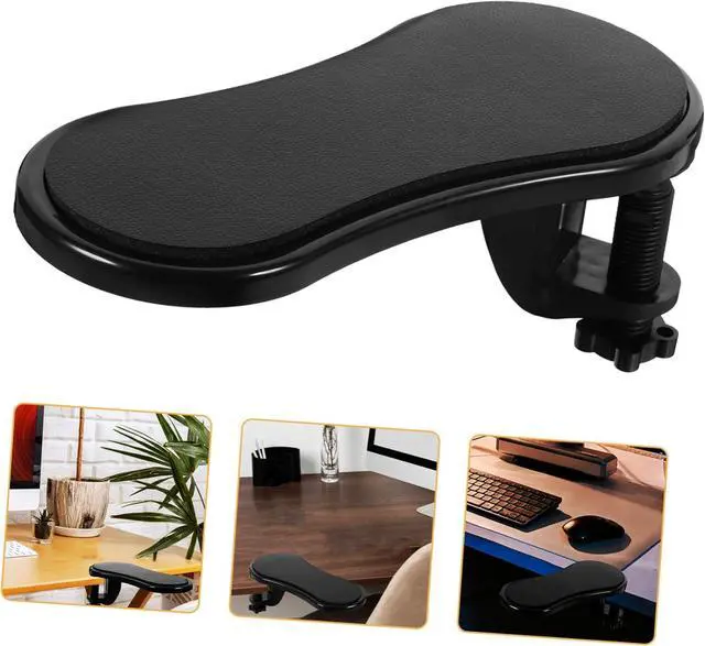 Alt view image 4 of 7 - NUOBESTY 5pcs Ergonomic Desk Arm Rest Keyboard Wrist Support Bracket Computer Wrist Rest for Desk