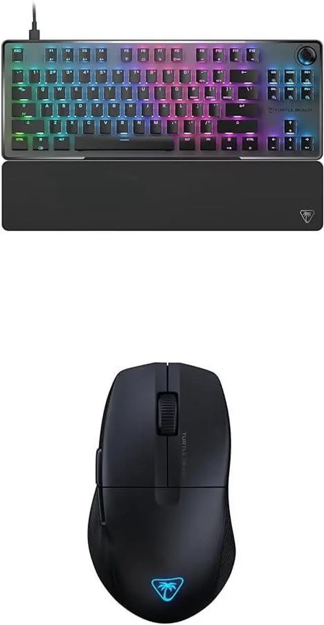 Main image of Turtle Beach PC Gaming Bundle: Vulcan II TKL Pro Magnetic Mechanical LED Customizable Keyboard with Hall-Effect Switches + Pure AIr Ultra-Lightweight RGB Dual Wireless Gaming Mouse (Black)
