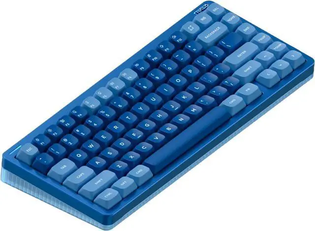 Main image of nuphy Halo75 V2 Mechancial Gaming Kyeboard,75% Wireless Hot Swappable Bluetooth Keyboard,83 Kyes RGB Backlit Keyboard,Support Bluetooth/2.4GHz/USB-C (Blue, Mint (37gf))