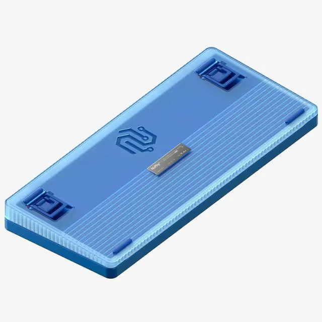 Alt view image 2 of 6 - nuphy Halo75 V2 Mechancial Gaming Kyeboard,75% Wireless Hot Swappable Bluetooth Keyboard,83 Kyes RGB Backlit Keyboard,Support Bluetooth/2.4GHz/USB-C (Blue, Mint (37gf))