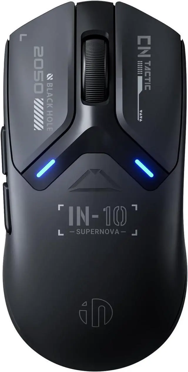 Main image of INPHIC IN10P Superlight Wireless Gaming Mouse, 60g, 8K Polling Rate, 26,000 DPI, Tri-Mode, PAW3395 Sensor, Fully Programmable