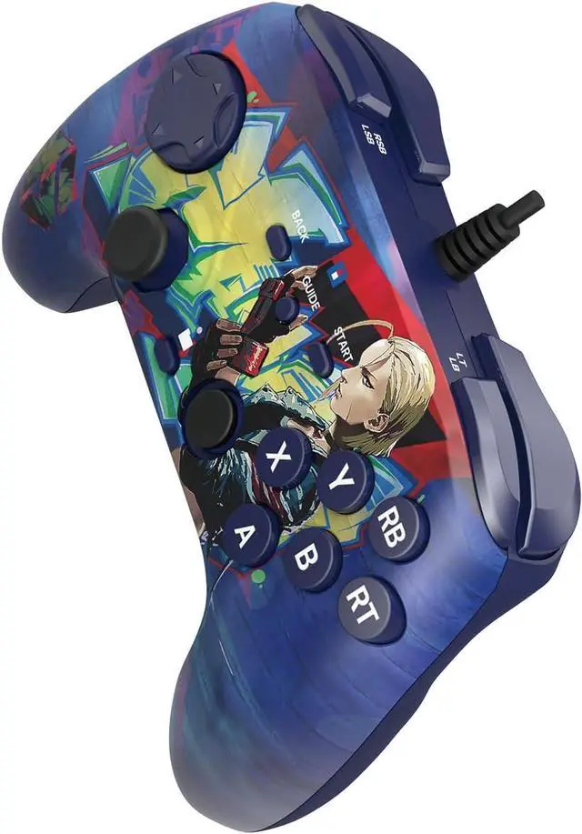Alt view image 3 of 5 - HORI Fighting Commander OCTA (Street Fighter 6 Cammy Edition) for Windows PC - Tournament Grade Wired Fightpad Officially Licensed by Capcom