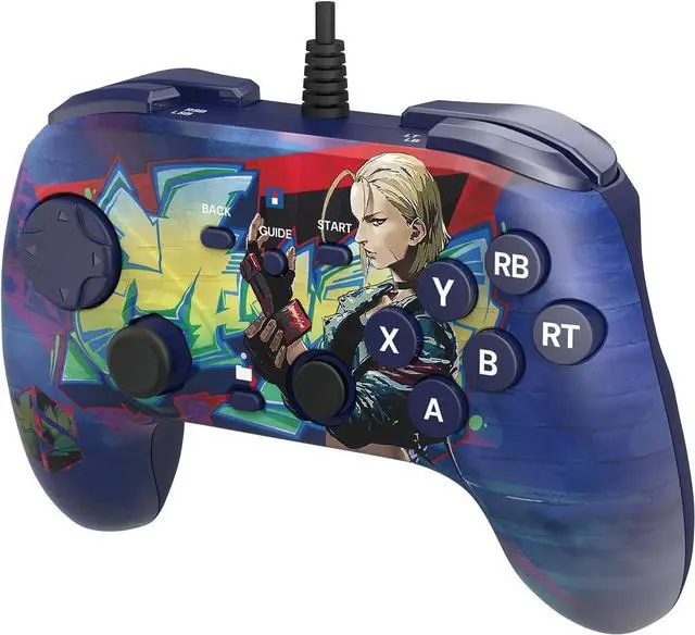Alt view image 4 of 5 - HORI Fighting Commander OCTA (Street Fighter 6 Cammy Edition) for Windows PC - Tournament Grade Wired Fightpad Officially Licensed by Capcom