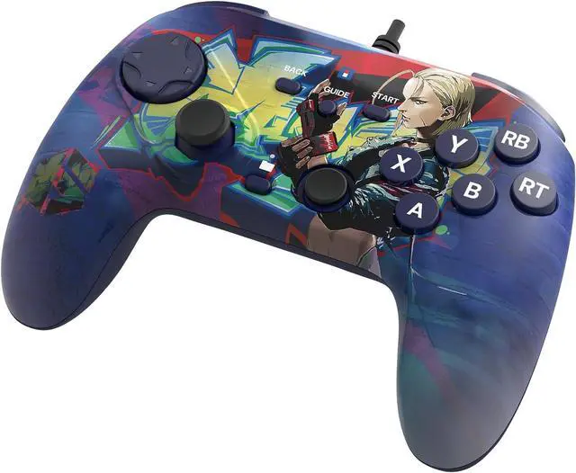 Alt view image 2 of 5 - HORI Fighting Commander OCTA (Street Fighter 6 Cammy Edition) for Windows PC - Tournament Grade Wired Fightpad Officially Licensed by Capcom