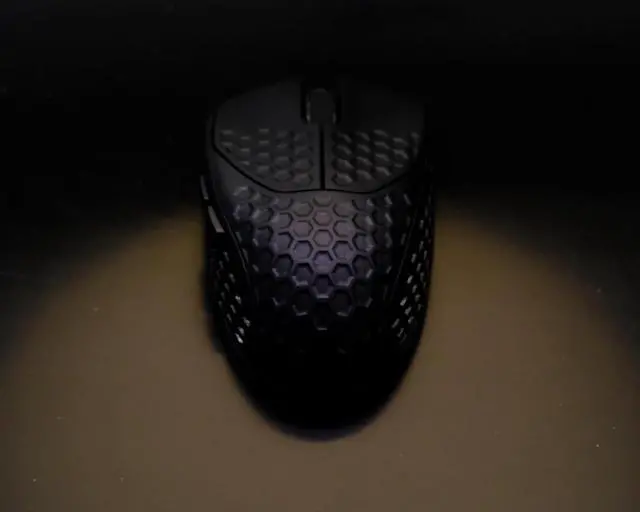 Alt view image 2 of 7 - GWolves HTR Lightweight Wireless Fingertip Grip Gaming Mouse,~28Gram,8K-Report,Low Latency,PAW3395 26,000CPI,Nrf52840 CPU,6 Programmable Btns,On-Board Memory,PC/Mac and Laptop(No-Honeycomb, Black)