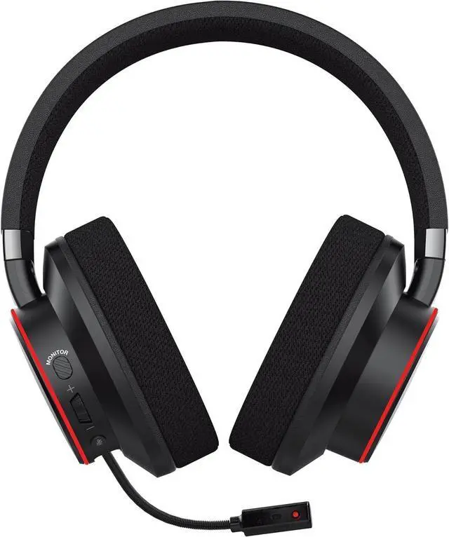 Alt view image 4 of 7 - Sound BlasterX H6 USB Gaming Headset with 7.1 Virtual Surround Sound, Memory Foam Fabric Earpads, Hardware EQ Modes, Ambient Monitoring and RGB Lighting for PS4, Xbox One, Nintendo Switch, and PC