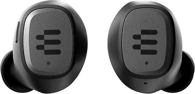 Alt view image 2 of 7 - EPOS GTW 270 Wireless Gaming Earbuds, Bluetooth, Noise Reducing Closed Design, Dual Mics, Ergonomic Fit, IPX 5 Water Resistant, Portable Charging Case, 20 Hours of Playtime,Black/Silver/Grey