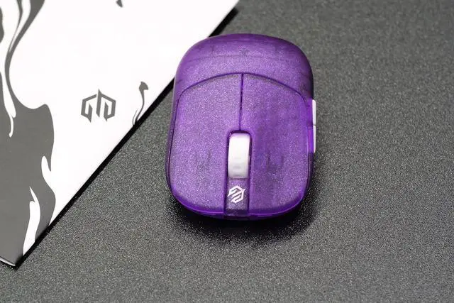 Alt view image 3 of 7 - GWolves HSK Plus Lite Wireless Fingertip Grip Gaming Mouse, ~39Gram, Low Latency, PAW3399,21,000CPI, Nrf52840 High-Performance CPU, 5Programmable Btns, On-Board Memory, PC/Mac and Laptop (Violet)