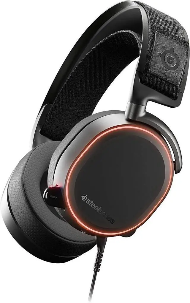Main image of SteelSeries Arctis Pro High Fidelity Gaming Headset - Hi-Res Speaker Drivers - DTS Headphone: X v2.0 Surround for PC, Black
