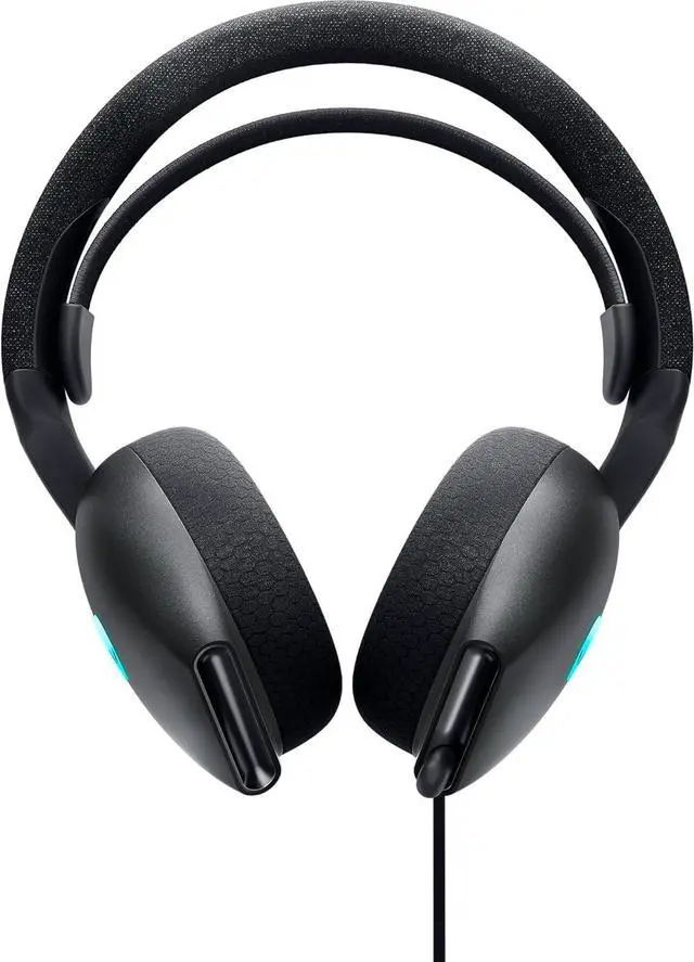 Alt view image 2 of 7 - Alienware AW520H Wired Gaming Headset - Dolby Atmos, Unidirectional, AlienFX 16.8 Million RGB Colors, Microphone Mute, Volume On-headset Controls, 40mm Hi-Res Certified - Dark Side of the Moon