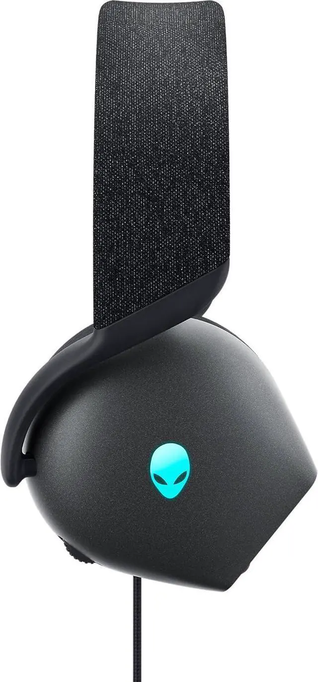 Alt view image 5 of 7 - Alienware AW520H Wired Gaming Headset - Dolby Atmos, Unidirectional, AlienFX 16.8 Million RGB Colors, Microphone Mute, Volume On-headset Controls, 40mm Hi-Res Certified - Dark Side of the Moon