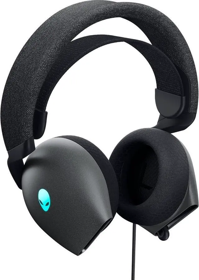 Alt view image 7 of 7 - Alienware AW520H Wired Gaming Headset - Dolby Atmos, Unidirectional, AlienFX 16.8 Million RGB Colors, Microphone Mute, Volume On-headset Controls, 40mm Hi-Res Certified - Dark Side of the Moon