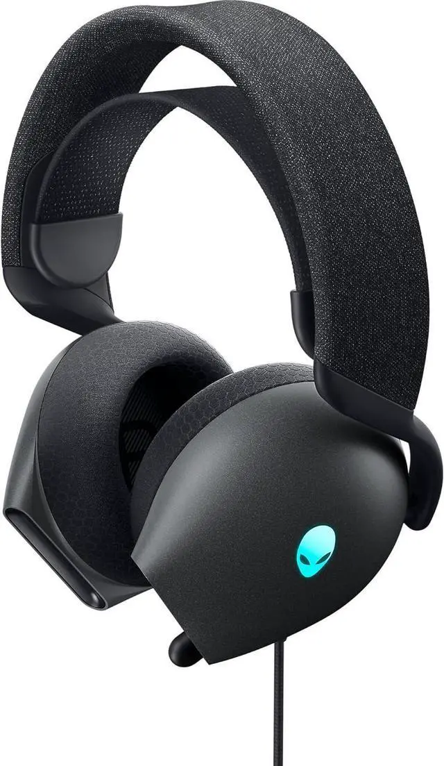 Alt view image 6 of 7 - Alienware AW520H Wired Gaming Headset - Dolby Atmos, Unidirectional, AlienFX 16.8 Million RGB Colors, Microphone Mute, Volume On-headset Controls, 40mm Hi-Res Certified - Dark Side of the Moon