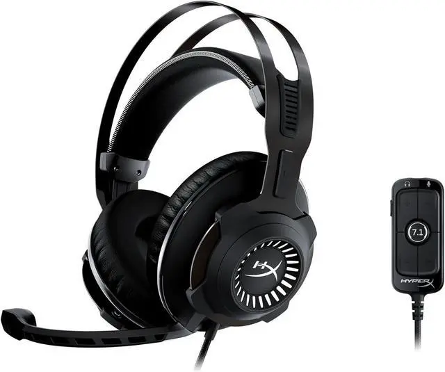 Main image of HyperX Cloud Revolver - Gaming Headset with HyperX 7.1 Surround Sound, Signature Memory Foam, Premium Leatherette, Steel Frame, Detachable Noise-Cancellation Microphone