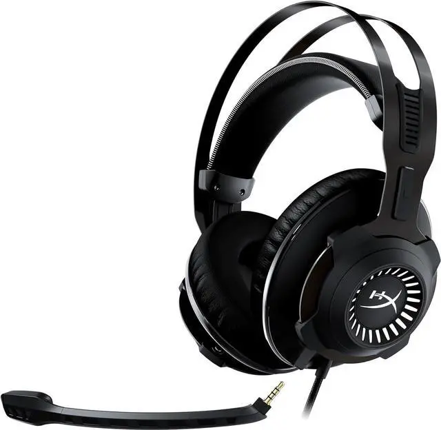 Alt view image 4 of 7 - HyperX Cloud Revolver - Gaming Headset with HyperX 7.1 Surround Sound, Signature Memory Foam, Premium Leatherette, Steel Frame, Detachable Noise-Cancellation Microphone