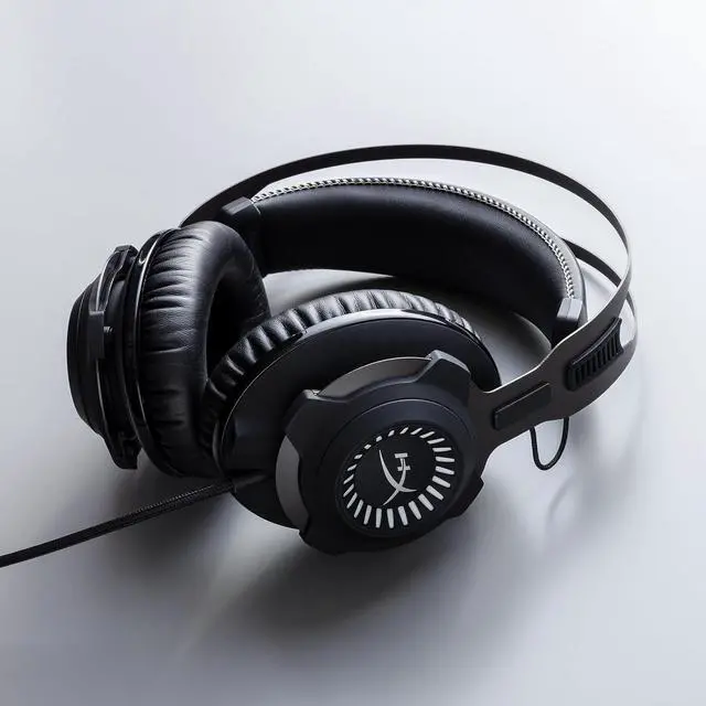 Alt view image 7 of 7 - HyperX Cloud Revolver - Gaming Headset with HyperX 7.1 Surround Sound, Signature Memory Foam, Premium Leatherette, Steel Frame, Detachable Noise-Cancellation Microphone