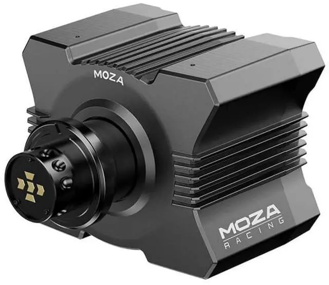 Alt view image 2 of 7 - MOZA Racing R5 Bundle Kit 5.5 Nm of Torque Direct Drive Wheel Base Power Aeroplane Grade Aluminum High-Strength 11-Inch ES Steel, SR-P Lite Dual Pedals and Table Clamp