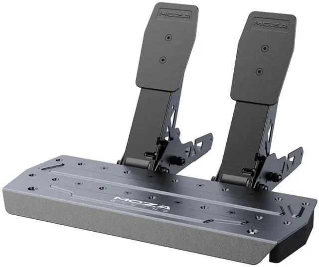 Alt view image 4 of 7 - MOZA Racing R5 Bundle Kit 5.5 Nm of Torque Direct Drive Wheel Base Power Aeroplane Grade Aluminum High-Strength 11-Inch ES Steel, SR-P Lite Dual Pedals and Table Clamp