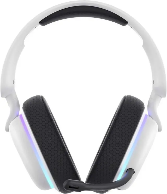 Alt view image 2 of 7 - havit Fuxi-H7 Wireless Gaming Headset, 2.4GHz USB Wireless Gaming Headsets for PS5, PS4, PC, Bluetooth Over-Ear Headphones with Mic, 7.1 Surround Sound, 40+H Battery, RGB Light
