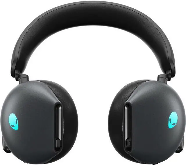 Alt view image 2 of 6 - Alienware AW920H Tri-Mode Wireless Gaming Headset - Dolby Atmos Virtual Surround Sound, Active Noise Cancelling, AI-driven Noise-Cancelling microphone, USB-C Wireless Dongle - Dark Side of the Moon
