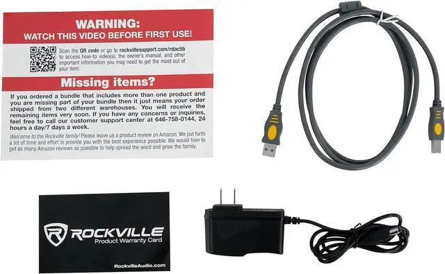 Alt view image 7 of 7 - Rockville RDAC5B DAC Digital to Analog Converter, USB/Optical/Coax/RCA, 24-Bit Support, Up to 192kHz Input, Headphone Amp, for Home Audio and Gaming