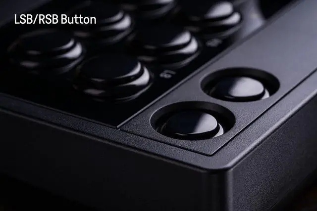 Alt view image 3 of 7 - 8Bitdo Wireless Arcade Stick for Xbox Series X|S, Xbox One and Windows 10, Arcade Fight Stick with 3.5mm Audio Jack - Officially Licensed (Black)