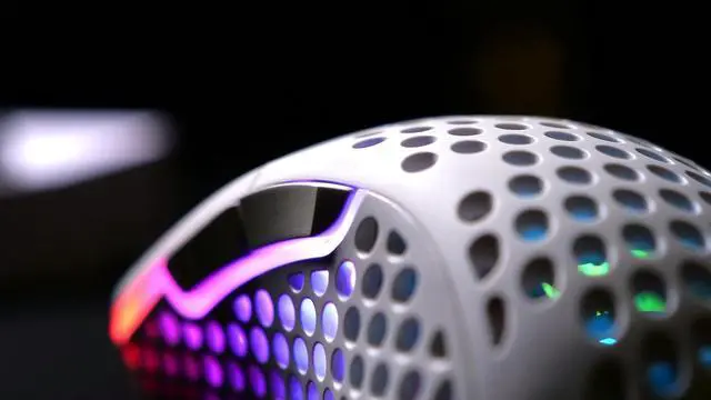 Alt view image 6 of 6 - Xtrfy M4 RGB, Ultra-Light Wired Gaming Mouse, Ergonomic Design for Right-Handers, Cutting-Edge Pixart 3389 Sensor, Adjustable RGB Lighting, White Edition