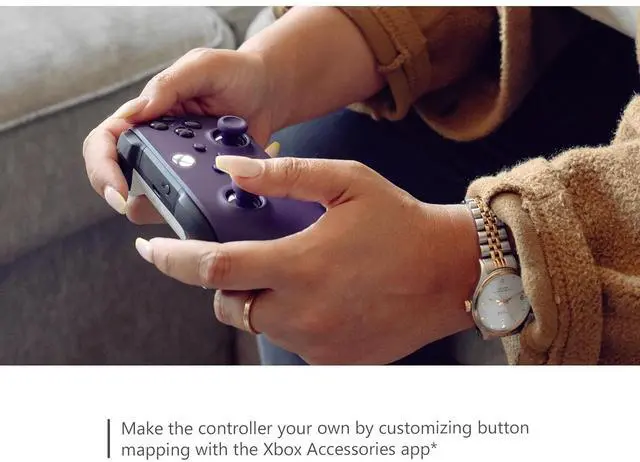 Alt view image 7 of 7 - Xbox Core Wireless Gaming Controller  Astral Purple Series X|S, One, Windows PC, Android, and iOS