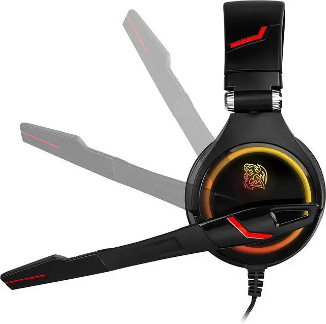 Alt view image 3 of 7 - Tt eSPORTS Cronos RGB 3D 7.1 Surround Sound PC Gaming Headset
