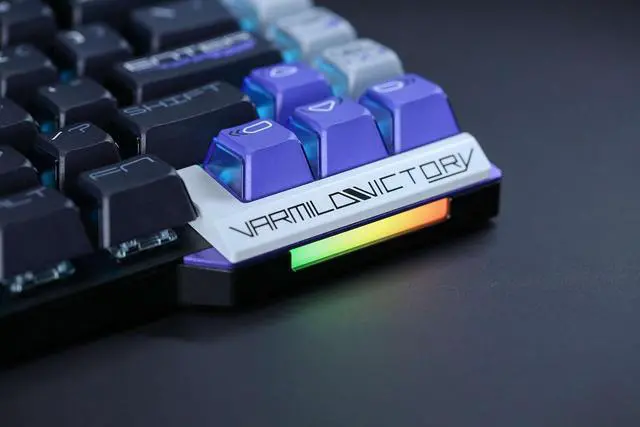 Alt view image 5 of 7 - Varmilo Victory 67 Gaming Mechanical Keyboard, Wired USB, Hot-swappable Switches, RGB Lighting