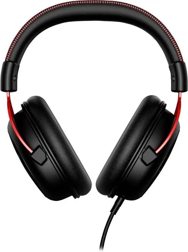 Alt view image 4 of 4 - HyperX Cloud II - Gaming Headset, 7.1 Surround Sound, Memory Foam Ear Pads, Durable Aluminum Frame, Detachable Microphone, Works with PC, PS5, PS4, Xbox Series X|S, Xbox One  Red