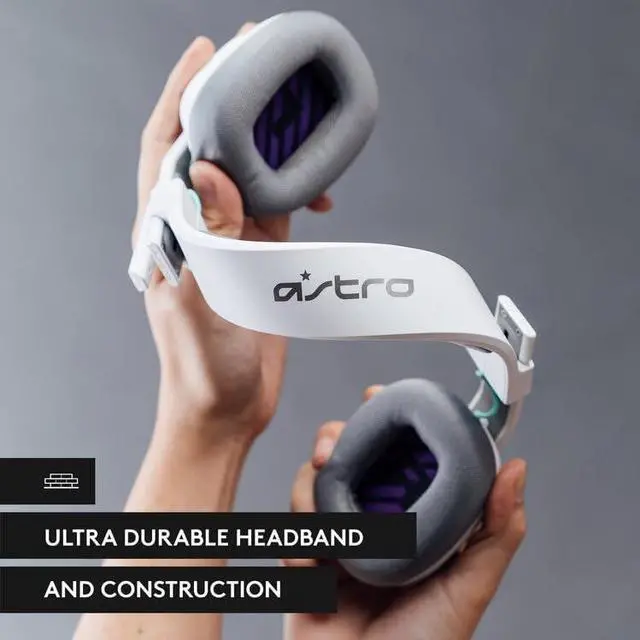 Alt view image 5 of 7 - Astro A10 Gaming Headset Gen 2 Wired Headset, Over-Ear Gaming Headphones, Lightweight & Damage Resistant, Flip-to-Mute Microphone, 32 mm Drivers, Compatible with PS5, PS4, Nintendo Switch, PC - White