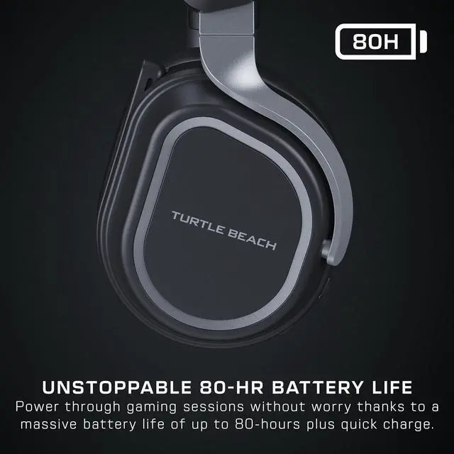 Alt view image 7 of 7 - Turtle Beach Stealth 700 Gen 3 Wireless Multiplatform Amplified Gaming Headset for Xbox Series X|S, Xbox One, PC, PS5, Mobile  60mm Drivers, AI Noise-Cancelling Mic, Bluetooth, 80-Hr Battery  Black