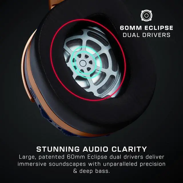 Alt view image 4 of 7 - Turtle Beach Stealth 700 Gen 3 Wireless Multiplatform Amplified Gaming Headset for Xbox Series X|S, Xbox One, PC, PS5, Mobile  60mm Drivers, AI Noise-Cancelling Mic, Bluetooth, 80-Hr Battery  Cobalt