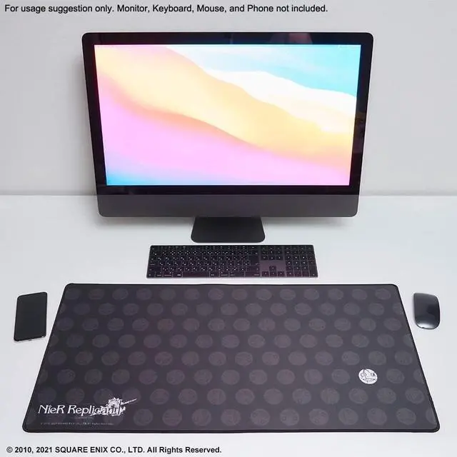 Alt view image 2 of 2 - NieR Replicant Ver.1.22474487139... Emil Polyester Gaming Mouse Pad