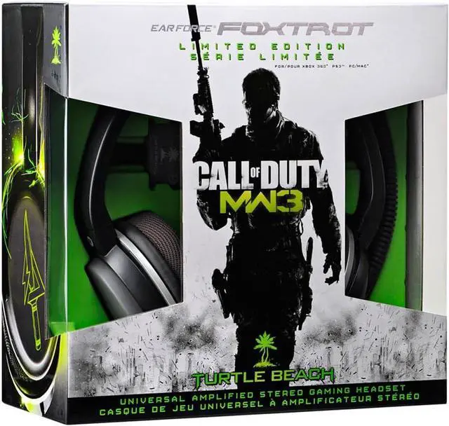 Alt view image 4 of 6 - Turtle Beach Call of Duty: MW3 Ear Force Foxtrot Limited Edition Universal Amplified Stereo Gaming Headset